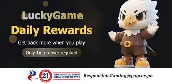 luckygame ph rebate banner